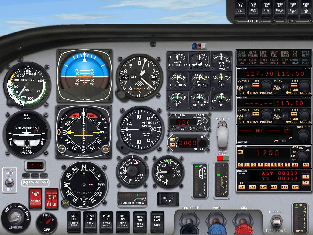 [PICTURE OF FLIGHT SIMULATOR SCREEN]